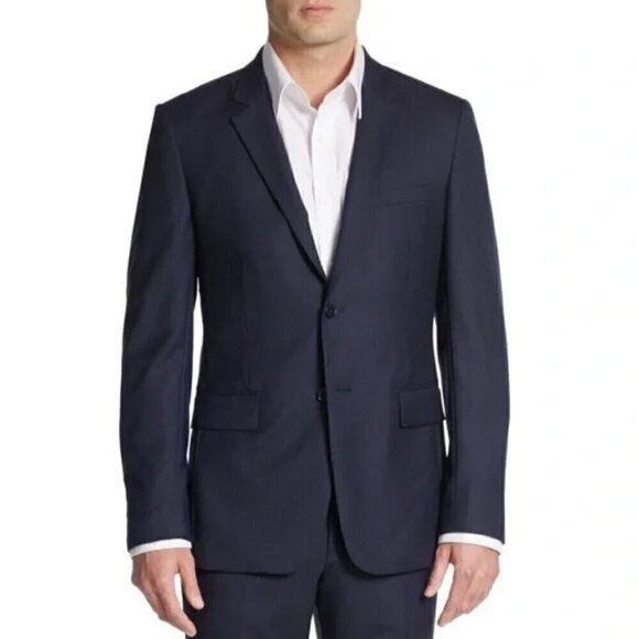NWT Theory Xylo NP C Nested Structure Blazer Suit Sport Jacket Black 44 Long